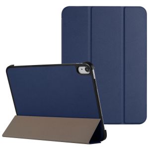 For Samsung A9 Plus 11 inch Trifold Magnetic Closure PU Leather Case Cover - Blue
