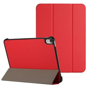 For Samsung A9 Plus 11 inch Trifold Magnetic Closure PU Leather Case Cover - Red