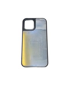 Slim case with silver reflective back for iPhone 12