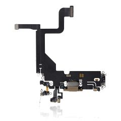 Aftermarket Plus Charging Port Flex Cable for IP 13 Pro - Gold