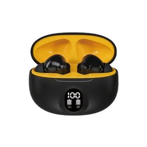 WESDAR Wireless Earbuds Bluetooth 5.3 In Ear Call Noise Reduction And Long Battery Life Intelligent Digital Display Bluetooth Wireless Earphones - Black
