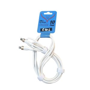 10 Feet Cable C TO L SYNC & Fast Charging