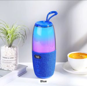 High Power RGB Light Portable Bluetooth Speaker - Blue