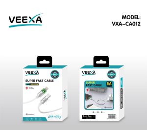 Veexa Metal Led Light Woven C-L Super Fast Cable