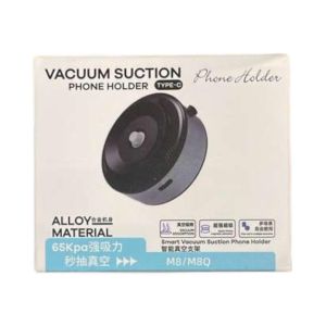 Smart Vacuum Suction Phone Holder, a device designed to securely hold phones using a combination of vacuum suction and magnetic force