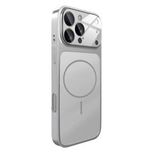 Magnetic Frosted Glass For iPhone 17 Pro Max - White 