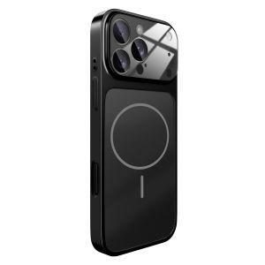Magnetic Frosted Glass For iPhone 17 Air - Black