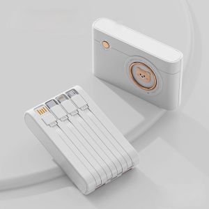 15W Power Bank 22.5W PD Fast Charging Belt Line 20000mAh Power Banks - White