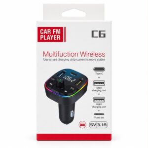 Car FM Multifunction Wireless MP3 Player - C6