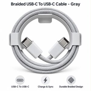 USB-C To Type-C 1M (3.28 Feet) Cable (Loose)