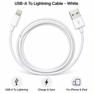 USB-A To iPhone 1M (3.28 Feet) Cable (Loose)
