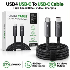 Type-C To C Cable - Black
