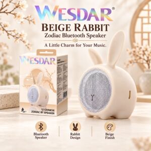 Bluetooth Speaker Beige Rabbit