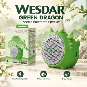 Bluetooth Speaker Green Drangon