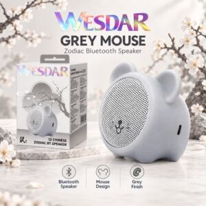 Bluetooth Speaker Grey Mouse