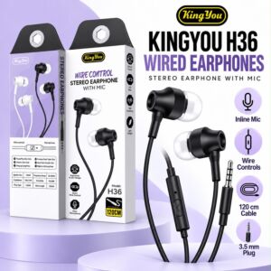 Wire Control Stereo EarPhone With Mic