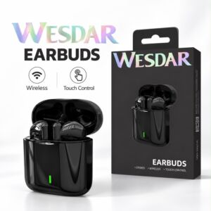 Wesdar TWS181 Earbuds Bluetooth Headphones - Black