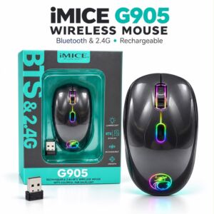 Rechargeble 2.4G+BT5.1 Wireless Mouse