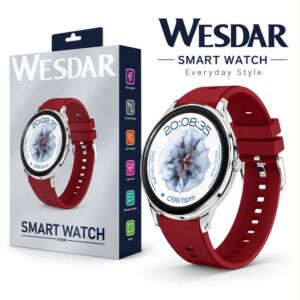 WESDAR Luxury Women's Smartwatch Sports Health Monitor Heart Rate,1.46" IPS Wireless Charging - Gold