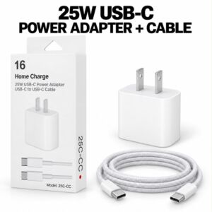 2 N1 25W USB-C Power Adapter + C To C Cable