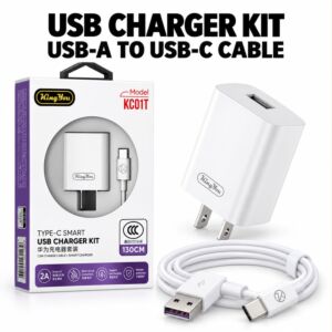 2IN1 USB To Type-C Charger Kit