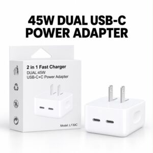Fast Charger Dual 45W Power Adapter
