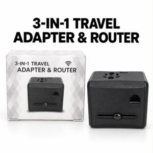 3IN1 Travel Adapter & Router