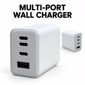 Veexa 12W Usb+2C+L Super Fast Charger No Packing