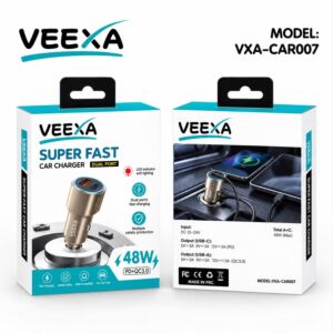 Veexa 48W Super Fast Car Charger -007