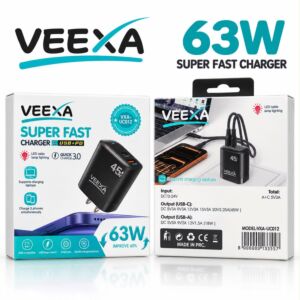 Veexa 45W Super Fast Charger (Supports Laptops) -012B