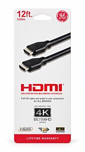 HDMI Video Cable, Male to Male, Black