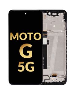 LCD Assembly With Frame For Motorola G 5G (XT2313 / 2023)