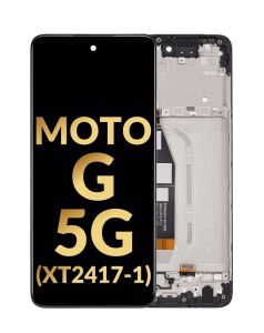LCD Assembly With Frame For Motorola G 5G (XT2417 / 2024)
