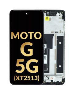 LCD Assembly With Frame For Motorola G 5G (XT2513 / 2025)